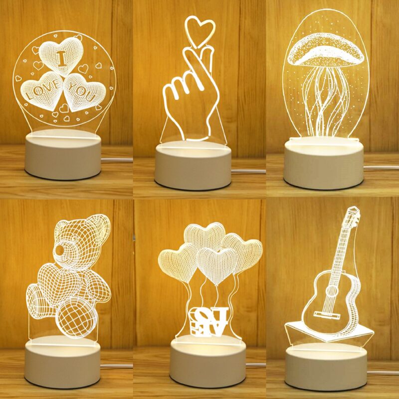 Acrylic light lamp decoration