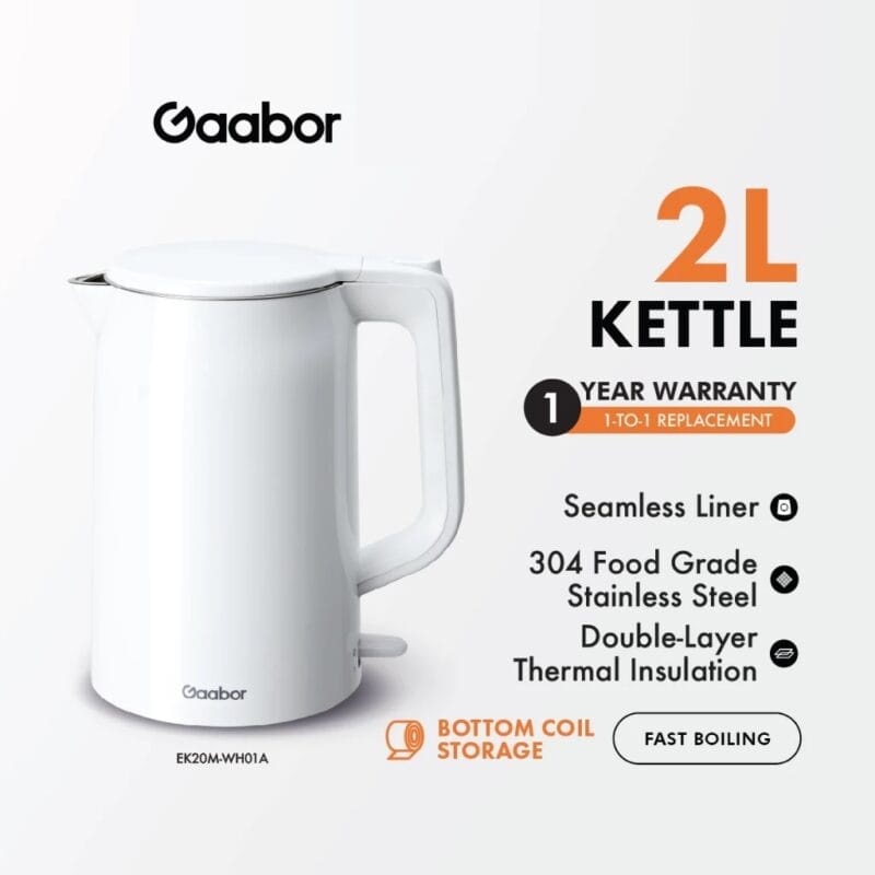 Gaabor Electric Hot Water Kettle ( 1500W / 2L)