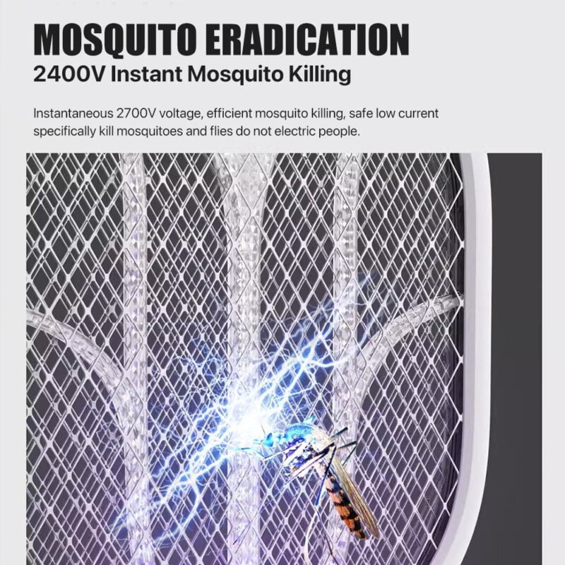 Mosquito racket lamp 2 in 1 - Image 3