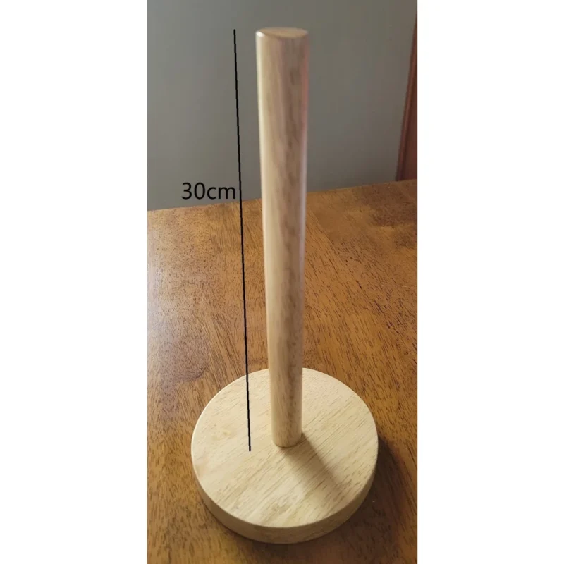 Wooden Holder for Kitchen Tissue Roll - Image 2